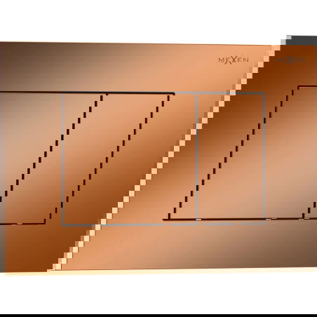 Mexen Tex 02 spoelknop, glanzend roze goud - 6102-09