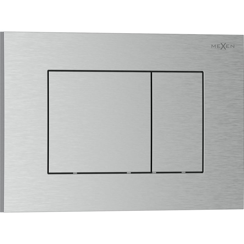 Mexen Tex 02 Flush Button, Brushed Nickel - 6102-10