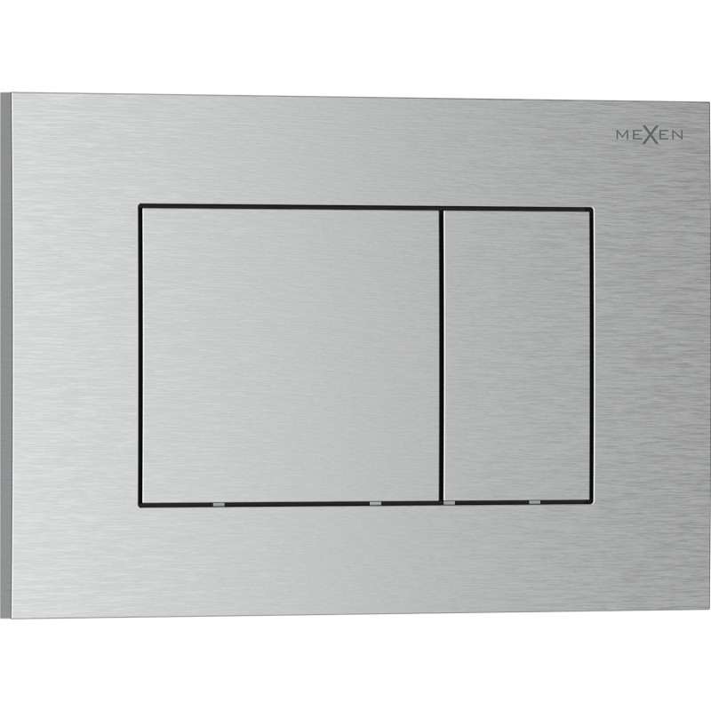Mexen Tex 02 loputuse nupp, harjatud nikkel - 6102-10