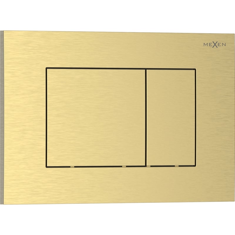 Mexen Tex 02 huuhtelupainike, harjattu kulta - 6102-11