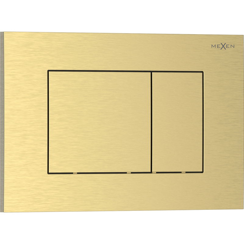 Mexen Tex 02 spoelknop, geborsteld goud - 6102-11