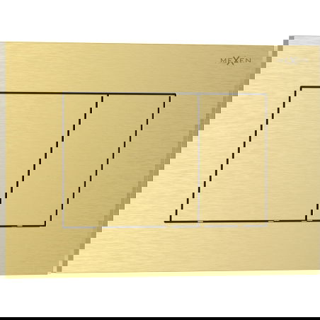 Mexen Tex 02 botón de descarga, oro cepillado - 6102-11
