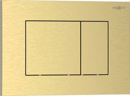 Mexen Tex 02 flush button, brushed gold - 6102-11