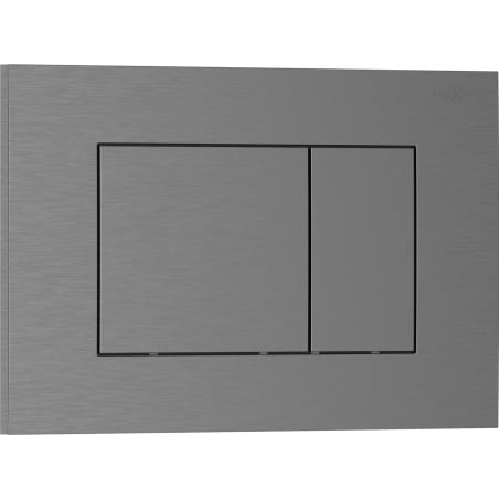 Mexen Tex 02 botón de descarga, gris cañón cepillado - 6102-12