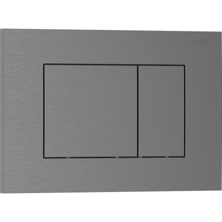 Mexen Tex 02 loputusnupp, harjatud gun gray - 6102-12