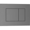 Mexen Tex 02 flush button, brushed gun gray - 6102-12