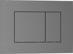Mexen Tex 02 spoelknop, geborsteld gungrijs - 6102-12