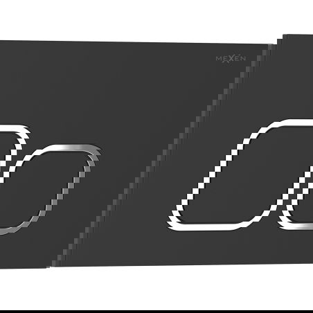 Mexen Tex 03 botão de descarga, preto mate - 6103-02