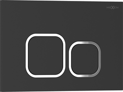 Mexen Tex 03 izlietnes noskalošanas poga, melns matējums - 6103-02