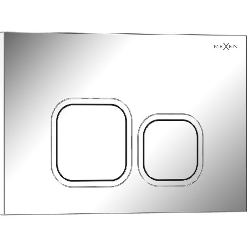Mexen Tex 03 spoelknop, glanzend chroom - 6103-03