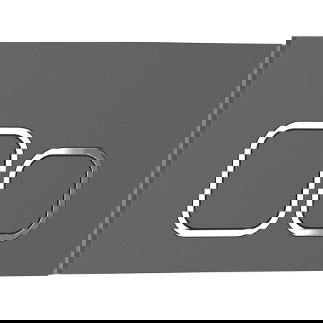 Mexen Tex 03 flush button, grey - 6103-05