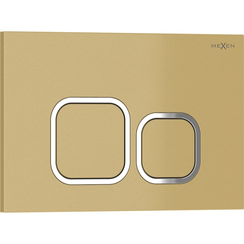 Mexen Tex 03 pulsante di risciacquo, oro - 6103-06