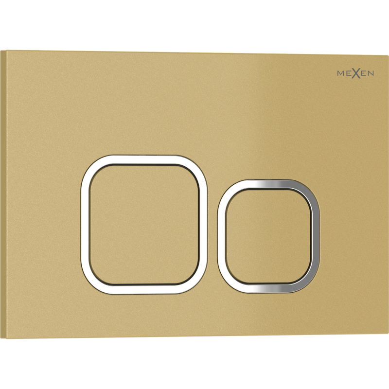 Mexen Tex 03 spoelknop, goud - 6103-06