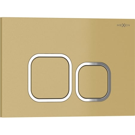 Mexen Tex 03 przycisk spłukujący, złoty - 6103-06