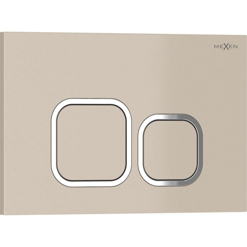 Mexen Tex 03 spoelknop, beige - 6103-07