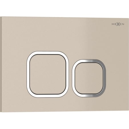 Mexen Tex 03 bouton de chasse d'eau, beige - 6103-07