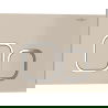 Mexen Tex 03 spoelknop, beige - 6103-07