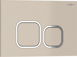 Mexen Tex 03 flushing button, beige - 6103-07