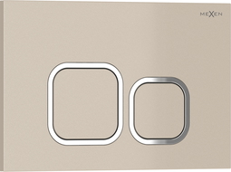 Mexen Tex 03 pulsante di scarico, beige - 6103-07