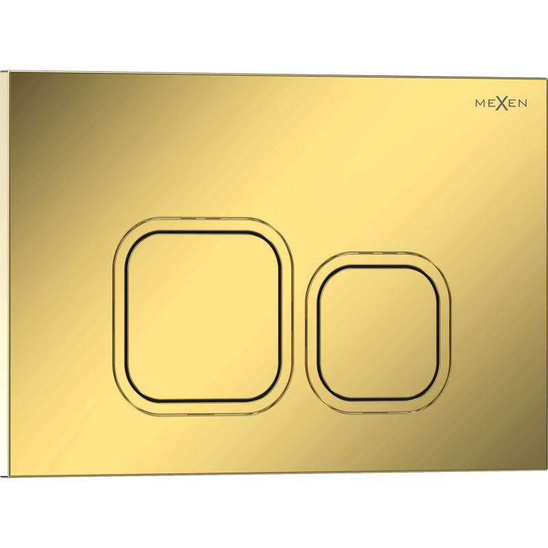 Mexen Tex 03 Spolknapp, glänzend schampanescheg Goud - 6103-08