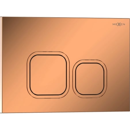 Mexen Tex 03 flush button, shiny rose gold - 6103-09