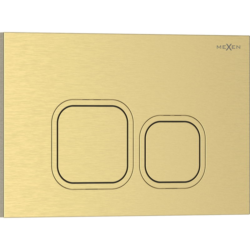 Mexen Tex 03 Spültaste, gebürstetes Gold - 6103-11