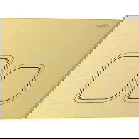 Mexen Tex 03 botón de descarga, dorado cepillado - 6103-11