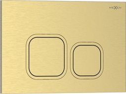 Mexen Tex 03 pulsante di scarico, oro spazzolato - 6103-11