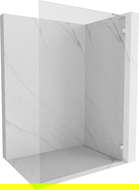Mexen Lunar L ścianka prysznicowa Walk-in prawa 70 x 200 cm, transparent 8 mm, nikiel szczotkowany - 830L-070-000-97-00-P