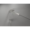 Mexen Lunar L Duschwand Walk-in rechts 70 x 200 cm, transparent 8 mm, gebürsteter Nickel - 830L-070-000-97-00-P