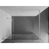 Mexen Kioto dušisein Walk-in 100 x 200 cm, valge muster 8 mm, valge - 800-100-101-20-85