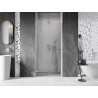 Mexen Lunar-B vasakule avanevad duššiuksed 60 cm, läbipaistev, kroom - 832-060-000-01-00-L