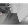 Mexen Kioto paroi de douche Walk-in 70 x 200 cm, vague blanche 8 mm, blanche - 800-070-101-20-97