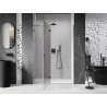 Mexen Lunar L dušiuks uksed vasak 135 cm, läbipaistev, püssmetall - 834L-135-000-95-00-L