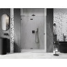 Mexen Lunar L dušiuks uksed vasak 135 cm, läbipaistev, püssmetall - 834L-135-000-95-00-L