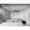 Mexen Lunar L drzwi prysznicowe uchylne lewe 135 cm, transparent, gun metal - 834L-135-000-95-00-L