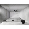 Mexen Lunar L dušiuks uksed vasak 135 cm, läbipaistev, püssmetall - 834L-135-000-95-00-L
