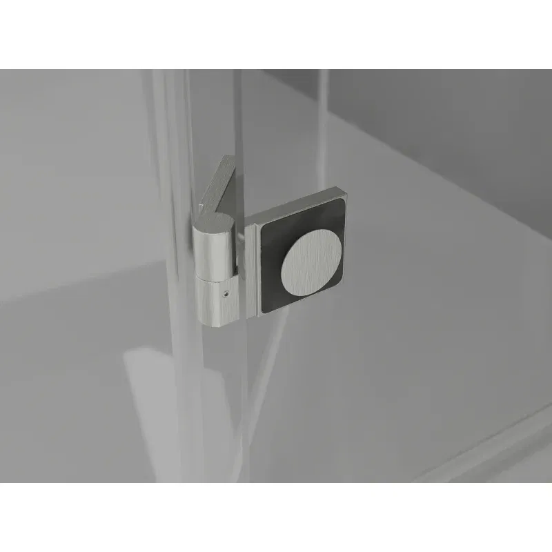 Mexen Lunar L porte de douche pivotante gauche 75 cm, transparent, nickel brossé - 834L-075-000-97-00-L