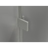 Mexen Lunar L drzwi prysznicowe uchylne lewe 80 cm, transparent, nikiel szczotkowany - 834L-080-000-97-00-L