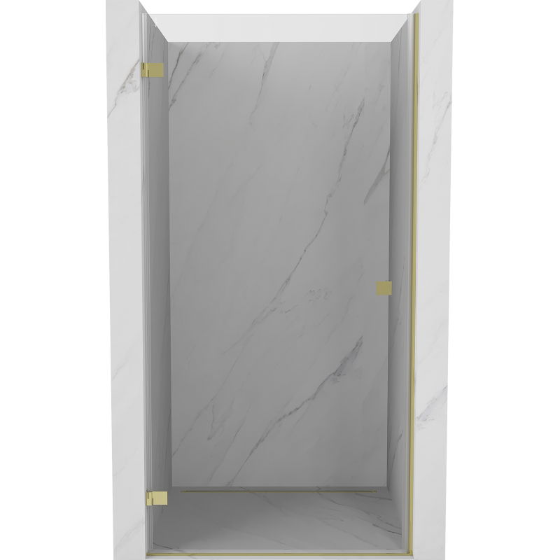 Mexen Lunar-B Duschdrehtür links 85 cm, transparent, golden - 832-085-000-50-00-L