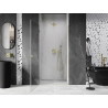 Mexen Lunar-B vasakpoolne hingedega dušiuks 85 cm, läbipaistev, kuldne - 832-085-000-50-00-L