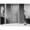 Mexen Lunar-B drzwi prysznicowe uchylne lewe 85 cm, transparent, złote - 832-085-000-50-00-L