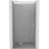 Mexen Lunar L drzwi prysznicowe uchylne lewe 120 cm, transparent, nikiel szczotkowany - 834L-120-000-97-00-L