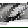 Mexen Lunar-B draaibare douchedeur links 85 cm, transparant, geborsteld goud - 832-085-000-55-00-L