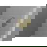 Mexen Lunar-B draaibare douchedeur links 85 cm, transparant, geborsteld goud - 832-085-000-55-00-L