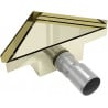 Mexen Flat-T M13 siphon de sol triangulaire 20 x 20 cm, doré - 1510320