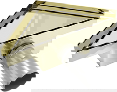 Mexen Flat-T M13 scarico a pavimento triangolare 20 x 20 cm, oro - 1510320