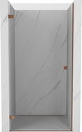 Mexen Lunar-B ljuljačka vrata za tuširanje lijeva 70 cm, prozirna, ružičasto zlato - 832-070-000-60-00-L