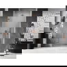 Mexen Lunar-B draaideur voor douche links 80 cm, transparant, roze goud - 832-080-000-60-00-L