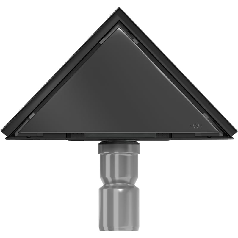 Mexen Flat-T M13 trokutasti podni odvod 20 x 20 cm, crni - 1710320